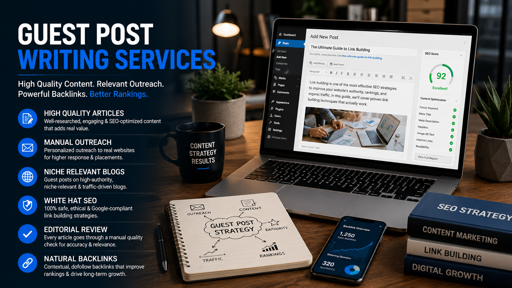 Guest Post Writing Services: Grow Traffic & Trust Fast